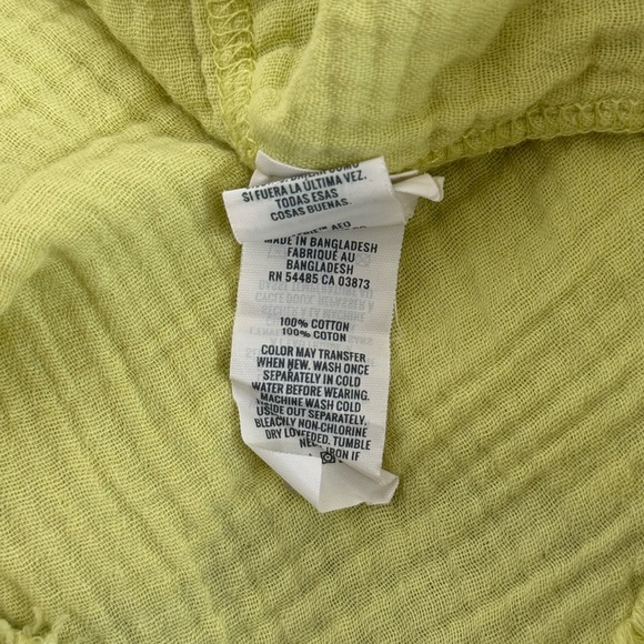 Aerie Lime Button Down Shirt | MEDIUM 🔥CLEAR THE CLOSET - Picture 3 of 6